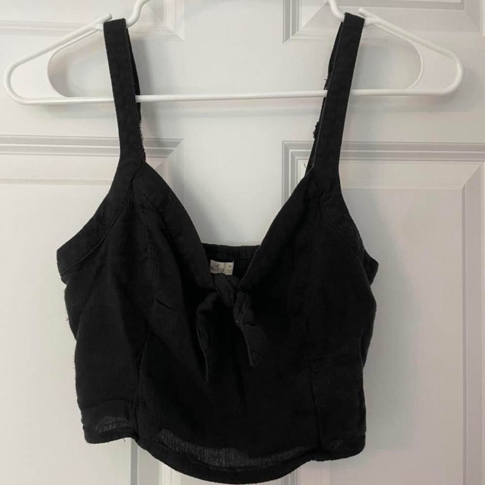 Hollister black tank